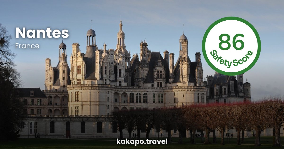 Is Nantes, France safe? — Kakapo travel safety guide