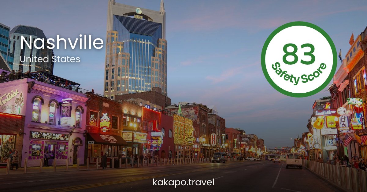 Is Nashville, United States safe? — Kakapo travel safety guide
