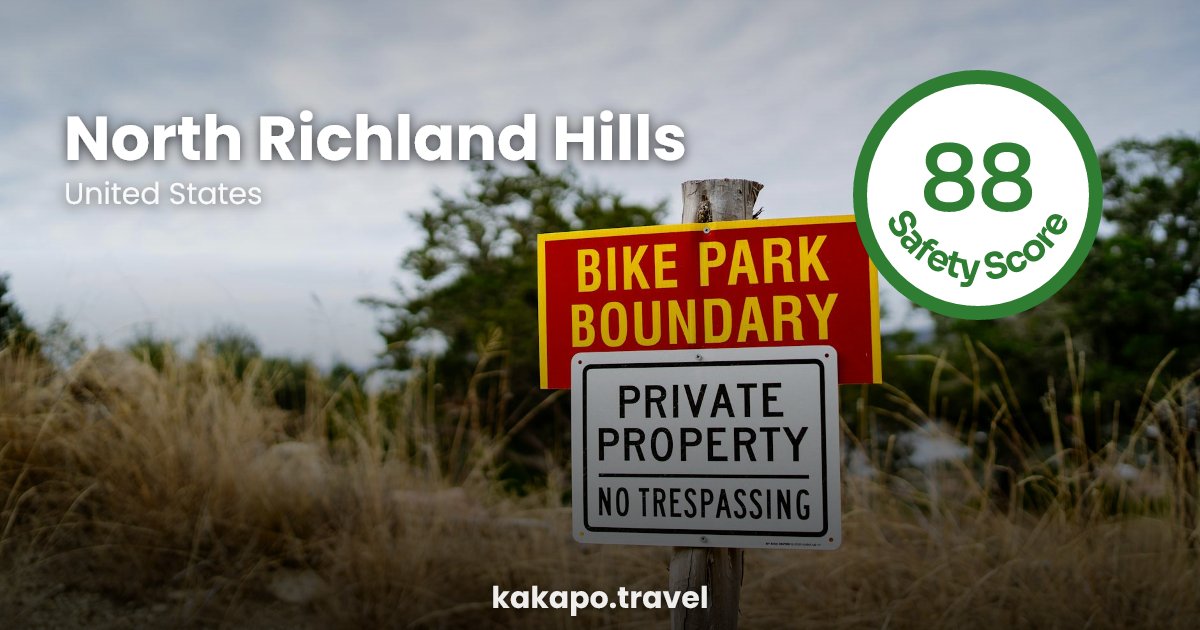 Is North Richland Hills, United States safe? — Kakapo travel safety guide