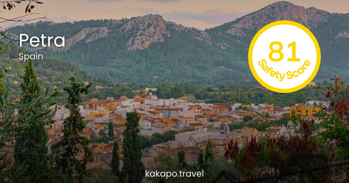 Is Petra, Spain safe? — Kakapo travel safety guide