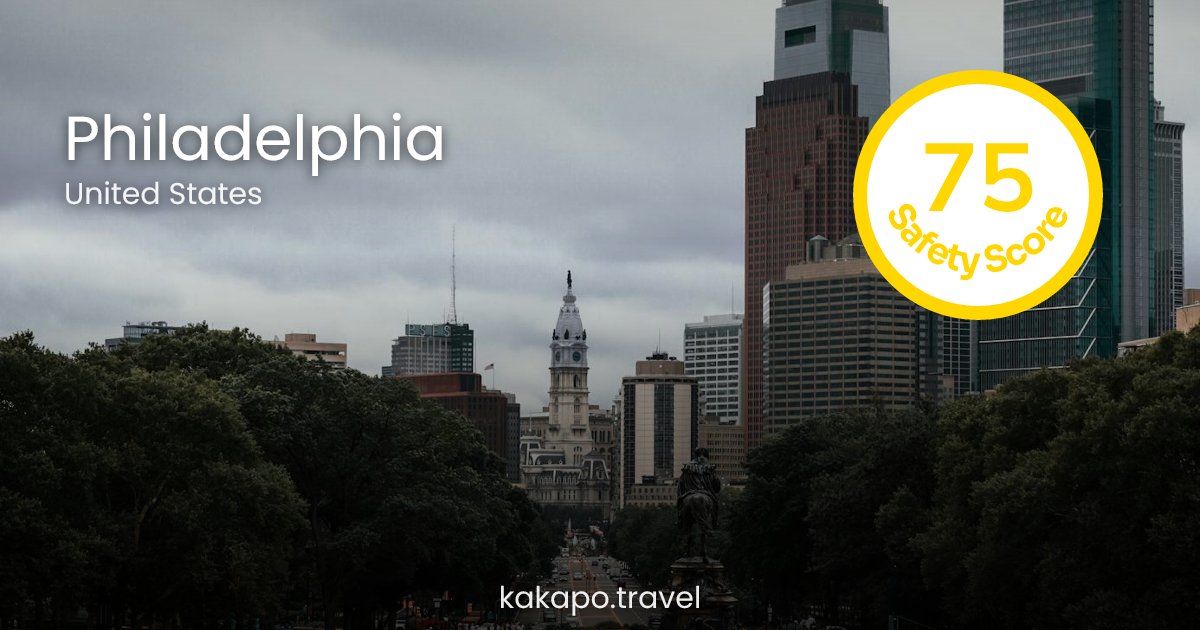 Is Philadelphia, United States safe? — Kakapo travel safety guide