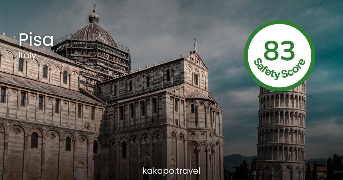 Is Pisa, Italy safe? — Kakapo travel safety guide