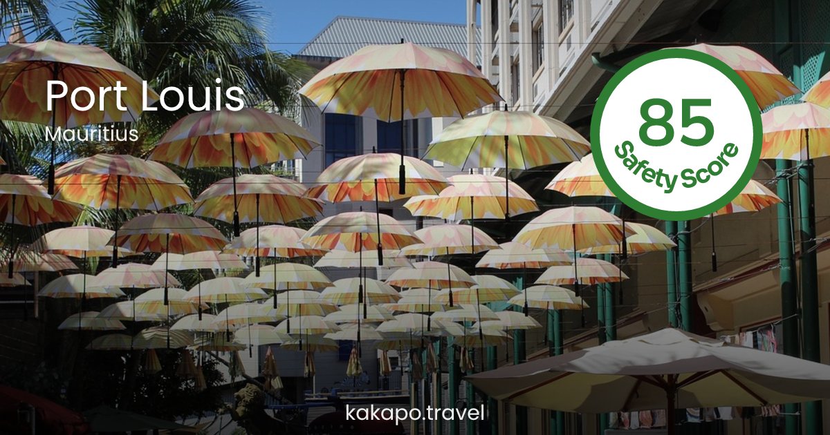 Is Port Louis, Mauritius safe? — Kakapo travel safety guide
