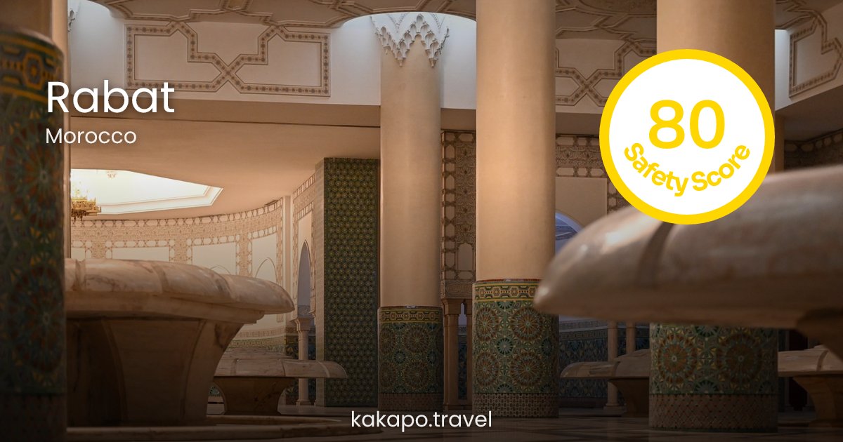 Is Rabat, Morocco safe? — Kakapo travel safety guide