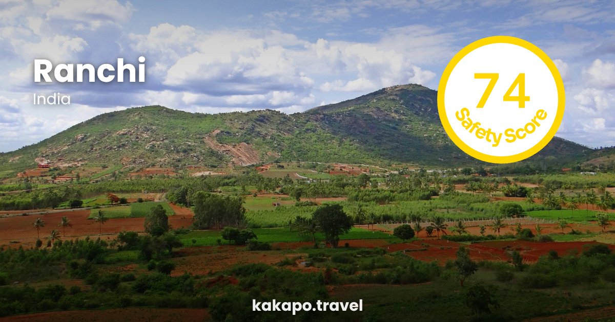 Is Ranchi, India safe? — Kakapo travel safety guide