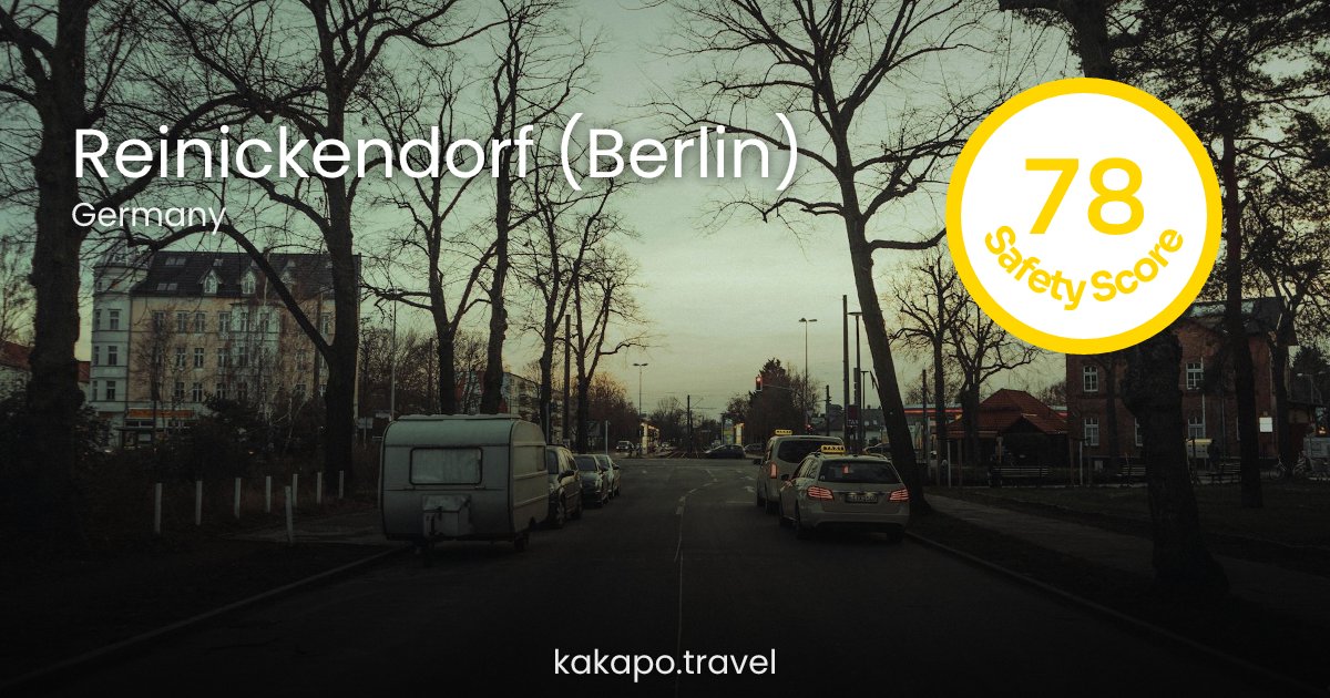 Is Reinickendorf (Berlin), Germany safe? — Kakapo travel safety guide