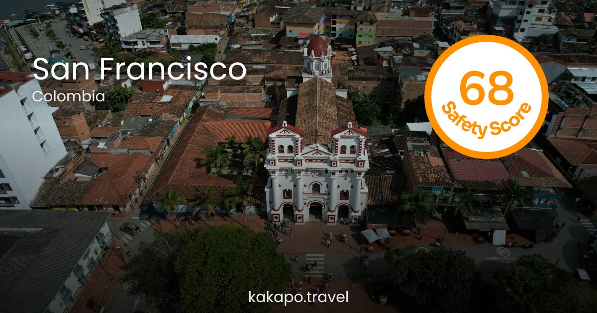 Is San Francisco, Colombia safe? — Kakapo travel safety guide