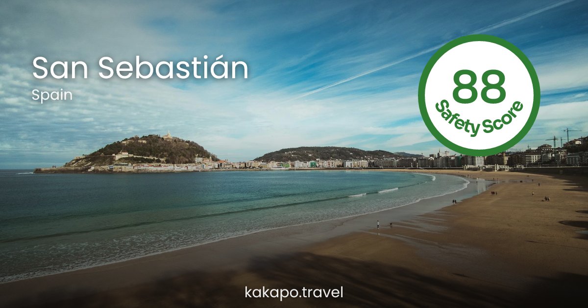 Is San Sebastián, Spain safe? — Kakapo travel safety guide