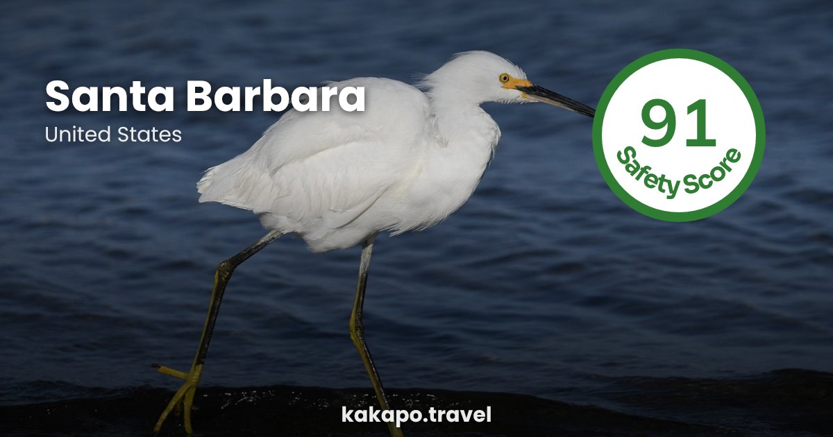 Is Santa Barbara, United States safe? — Kakapo travel safety guide