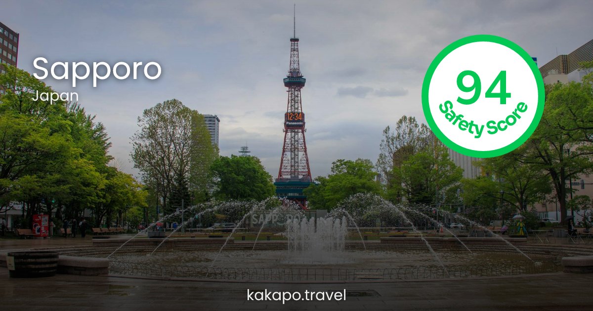 Is Sapporo, Japan safe? — Kakapo travel safety guide