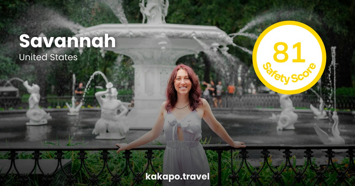 Is Savannah, United States safe? — Kakapo travel safety guide