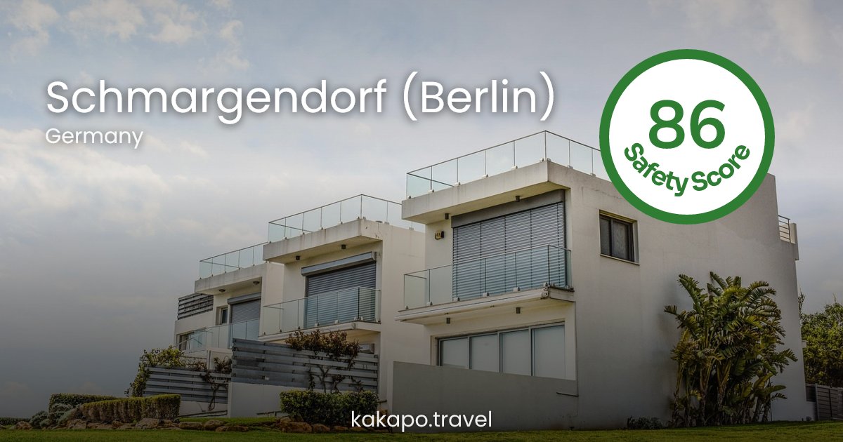 Is Schmargendorf (Berlin), Germany safe? — Kakapo travel safety guide