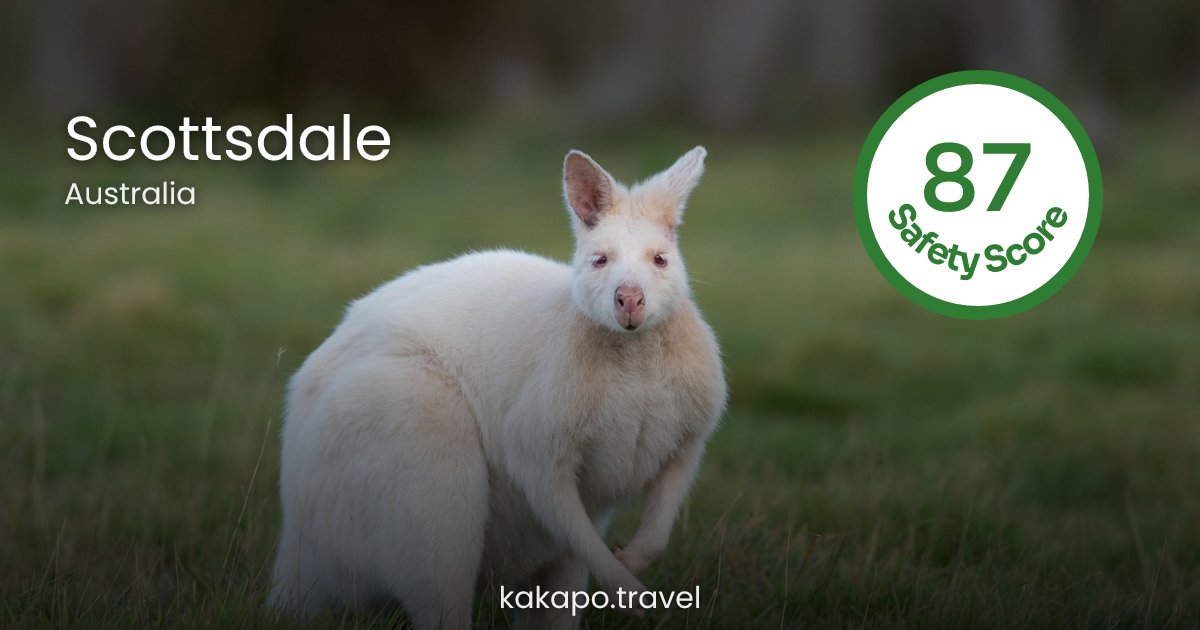 Is Scottsdale, Australia safe? — Kakapo travel safety guide