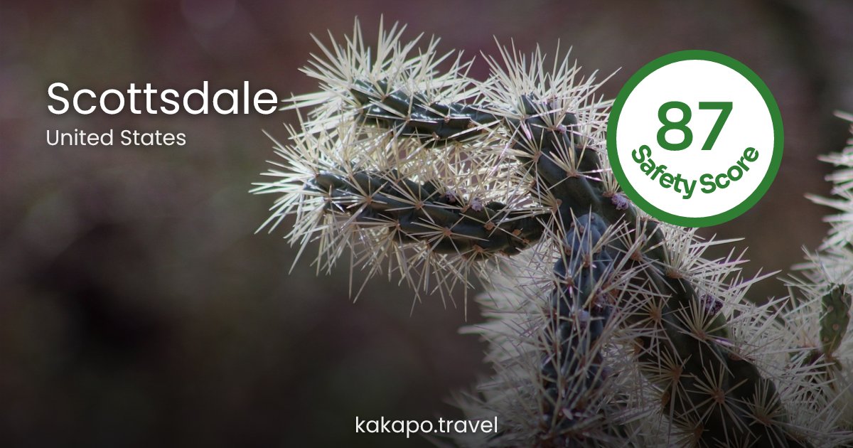 Is Scottsdale, United States safe? — Kakapo travel safety guide