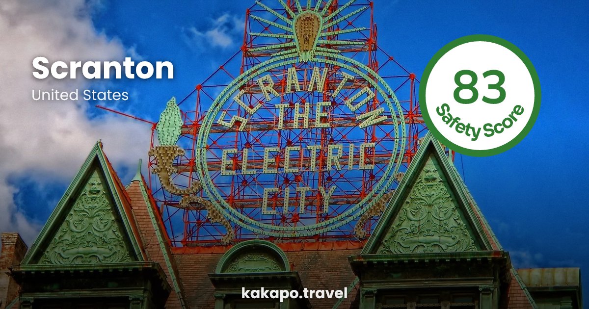 Is Scranton, United States safe? — Kakapo travel safety guide