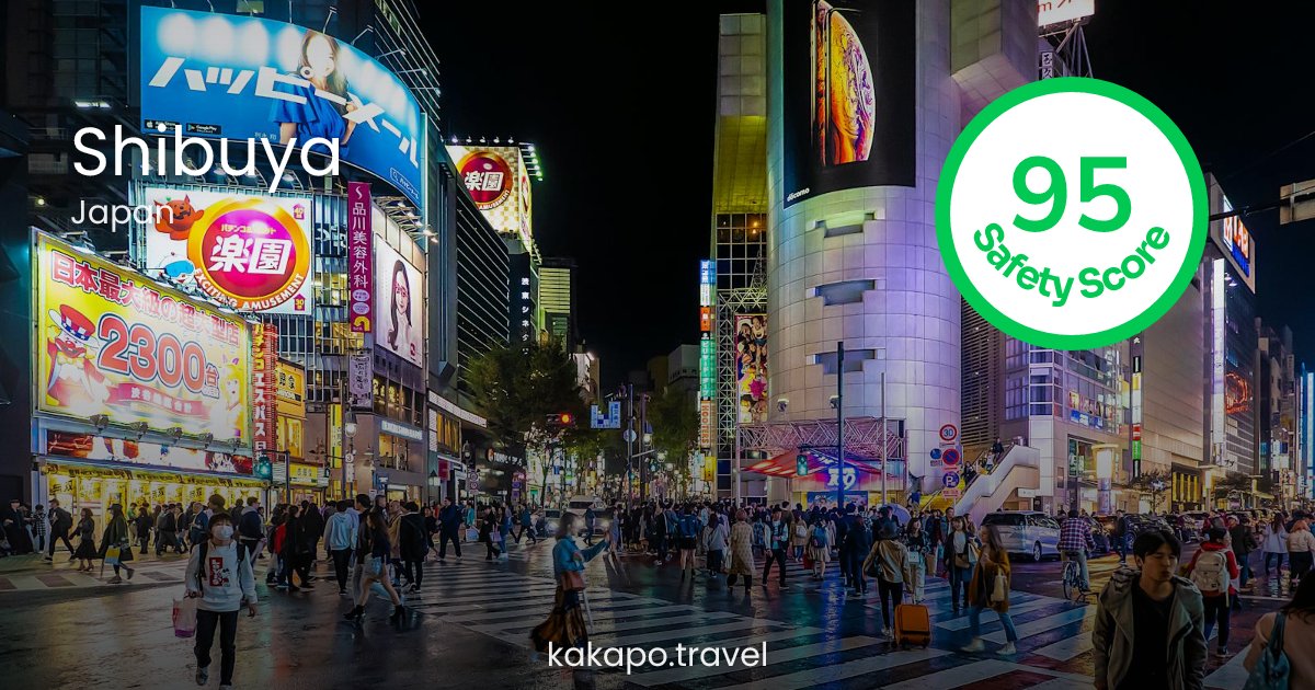 Is Shibuya, Japan safe? — Kakapo travel safety guide