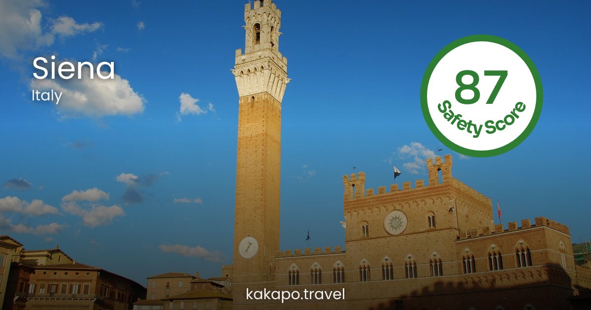 Is Siena, Italy safe? — Kakapo travel safety guide