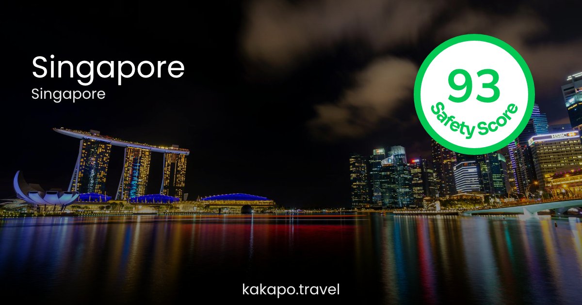 Is Singapore, Singapore safe? — Kakapo travel safety guide