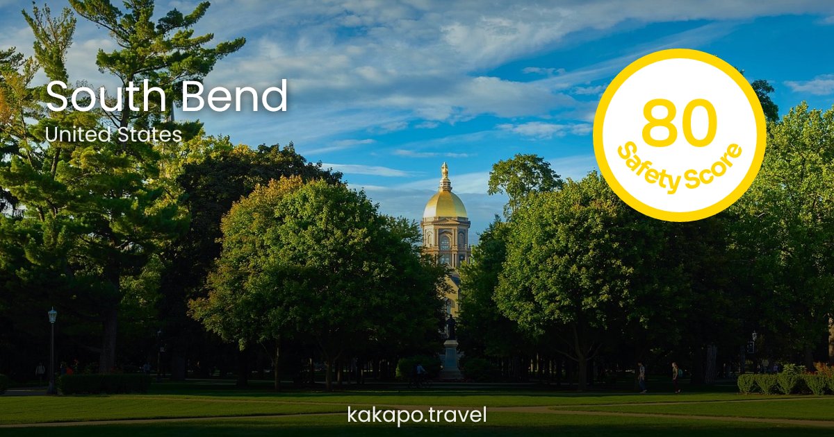 Is South Bend, United States safe? — Kakapo travel safety guide