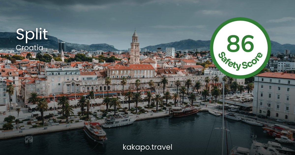 Is Split, Croatia safe? — Kakapo travel safety guide