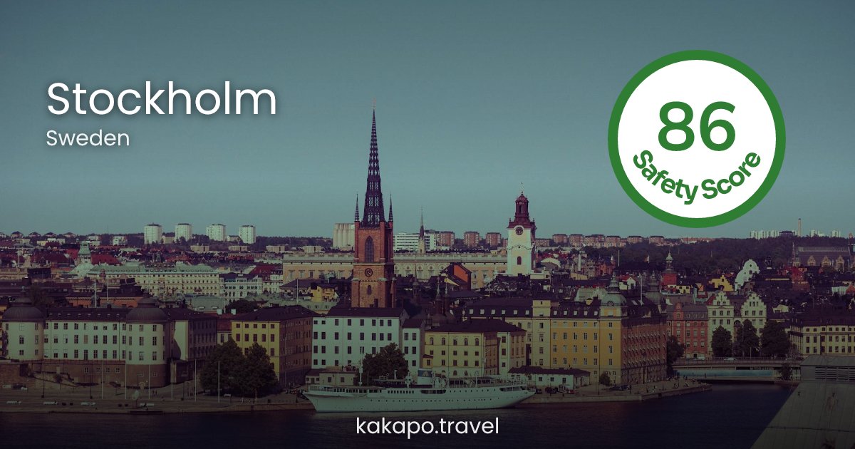 Is Stockholm, Sweden safe? — Kakapo travel safety guide