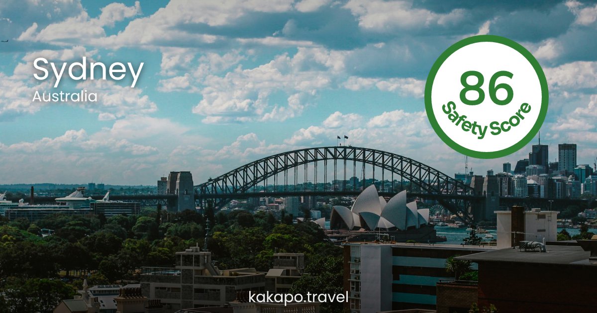 Is Sydney, Australia safe? — Kakapo travel safety guide