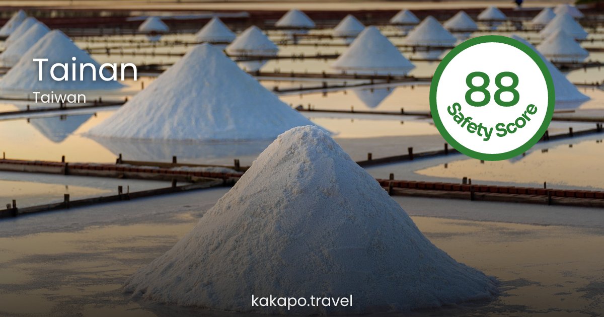 Is Tainan, Taiwan safe? — Kakapo travel safety guide