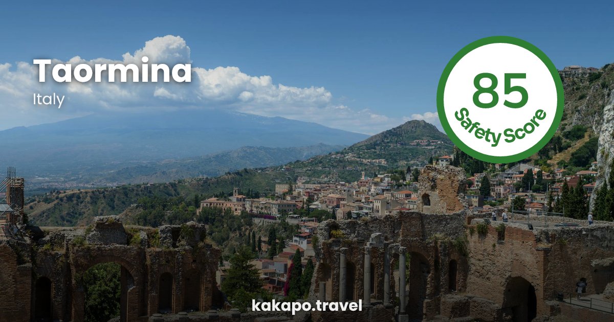 Is Taormina, Italy safe? — Kakapo travel safety guide