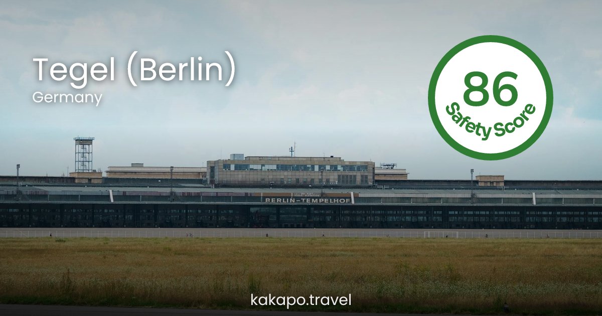Is Tegel (Berlin), Germany safe? — Kakapo travel safety guide