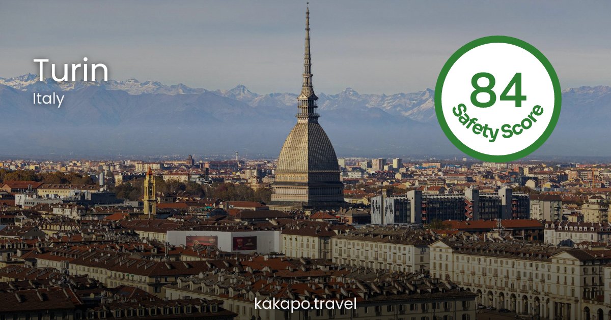 Is Turin, Italy safe? — Kakapo travel safety guide