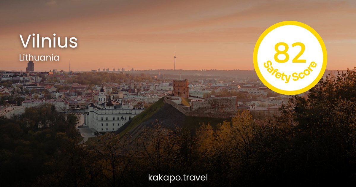 Is Vilnius, Lithuania safe? — Kakapo travel safety guide