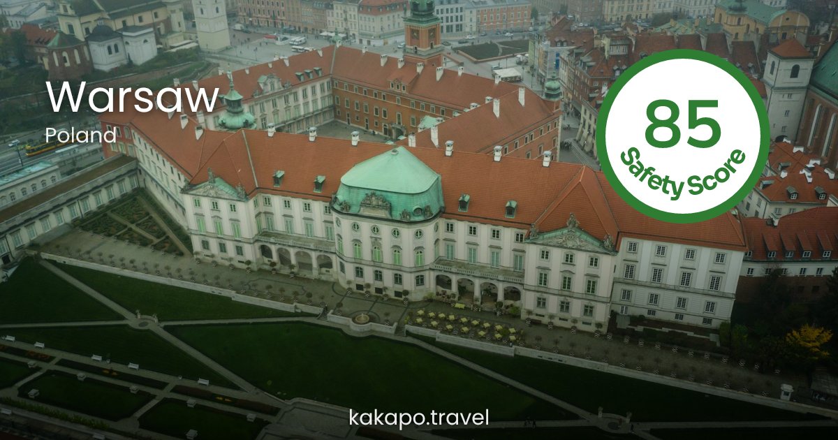 Is Warsaw, Poland safe? — Kakapo travel safety guide