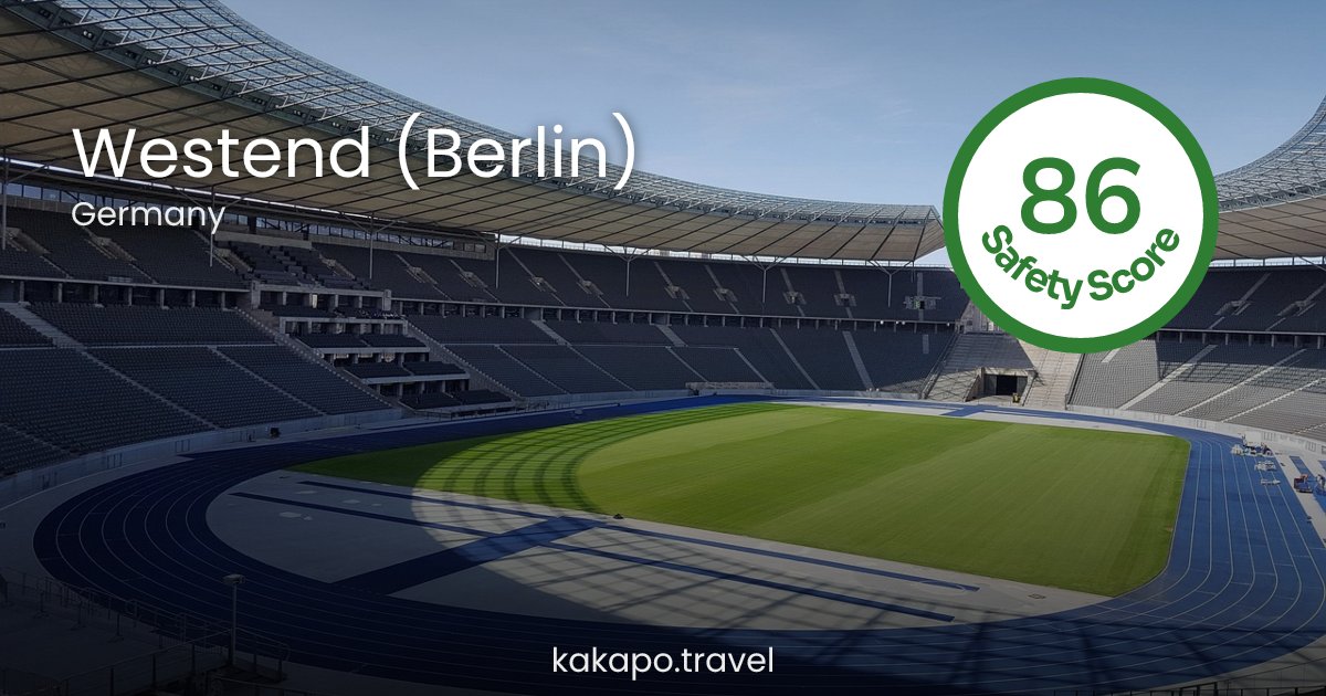Is Westend (Berlin), Germany safe? — Kakapo travel safety guide