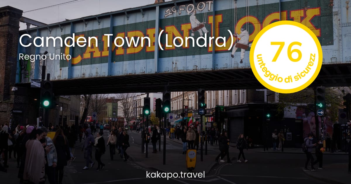 Camden Town, Londra è Sicura? Guida 2026