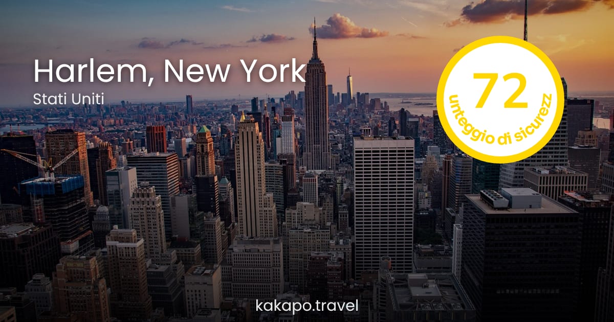 Harlem è Sicura di Notte? Guida NYC 2026