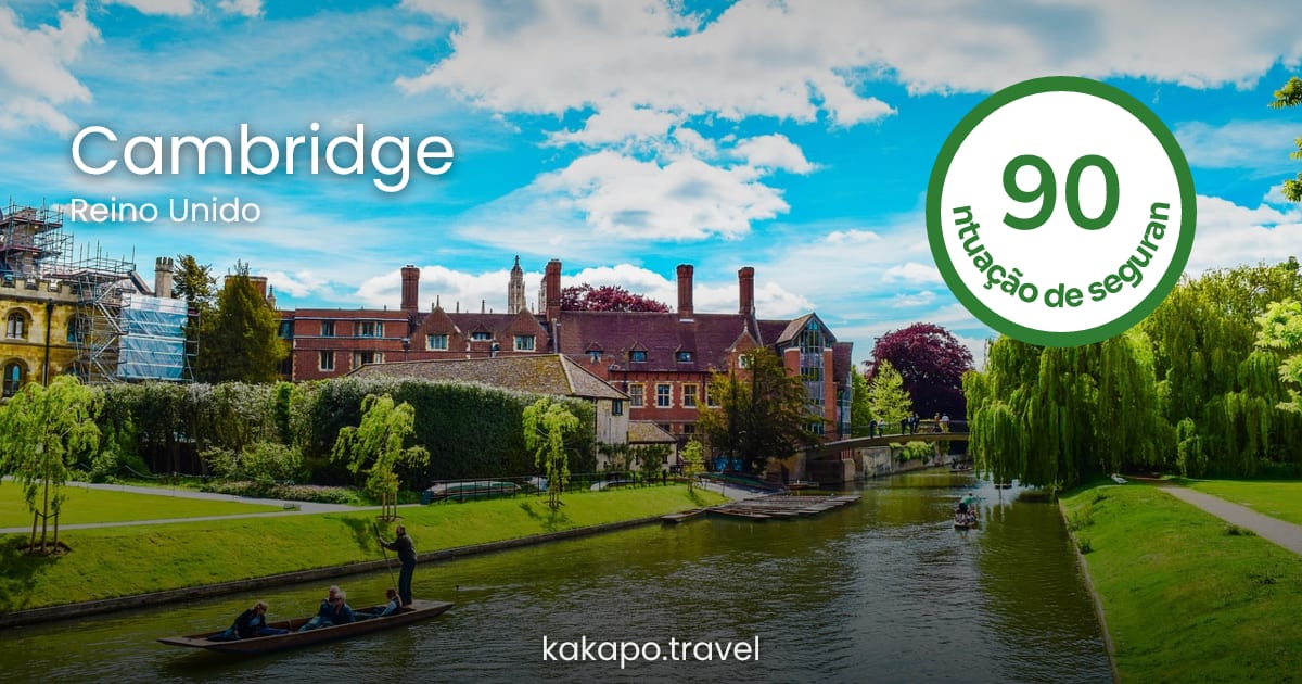 Cambridge, Reino Unido é Seguro? Guia 2026