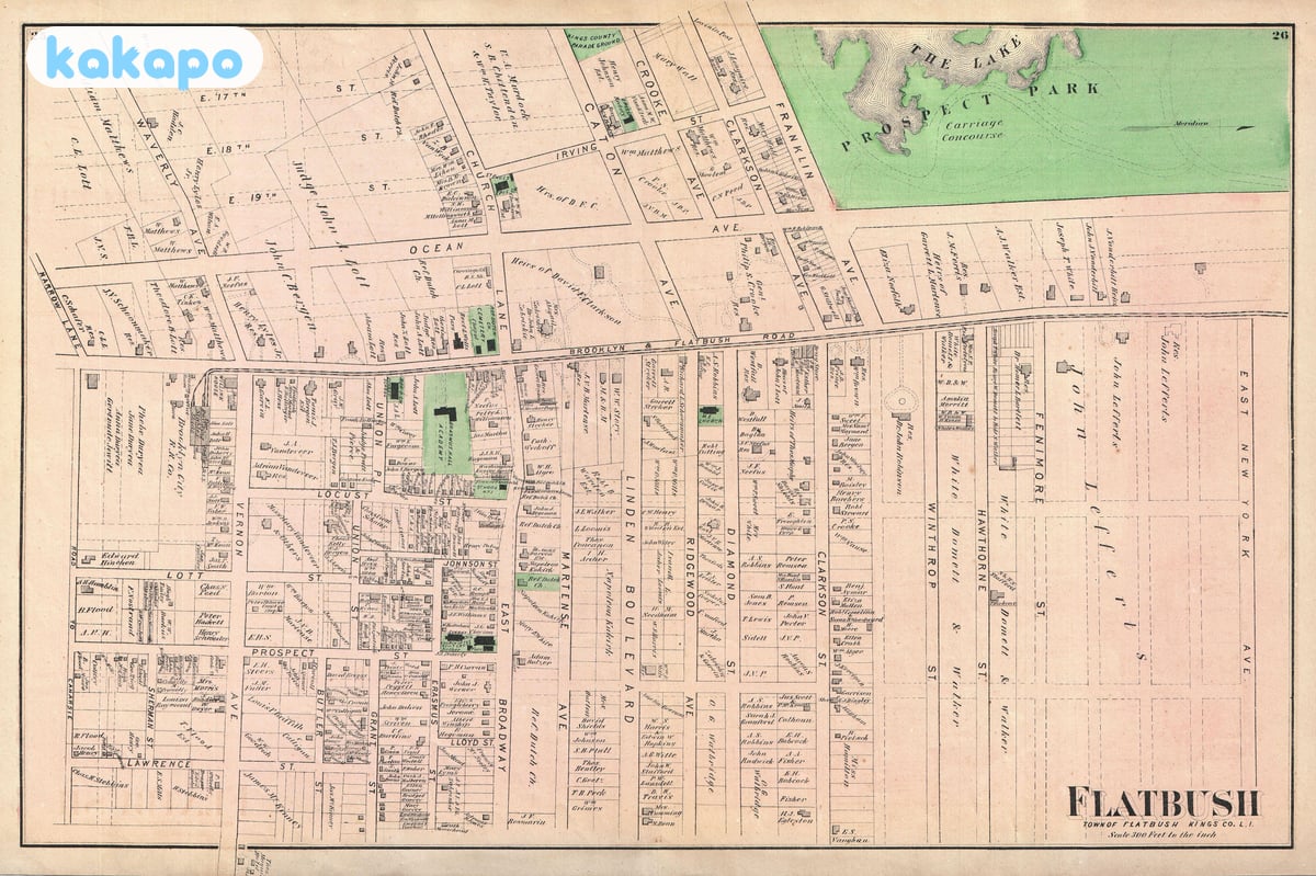 Gegenden — PLG, Ditmas Park, Flatbush selbst, East Flatbush in Flatbush, Vereinigte Staaten — Kakapo Reisesicherheits-Leitfaden