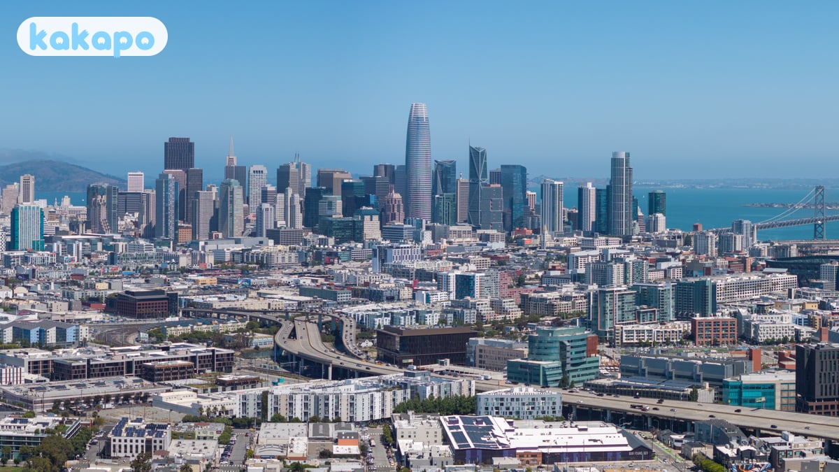 Zonas — dónde alojarse, dónde estar alerta in San Francisco, Estados Unidos — Guía de seguridad de viajes Kakapo