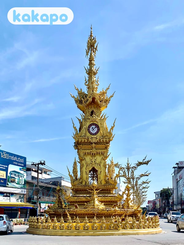 Zones — Vieille Ville, autour de la Tour de l'Horloge, Mae Kok in Chiang Rai, Thaïlande — Guide de sécurité voyage Kakapo