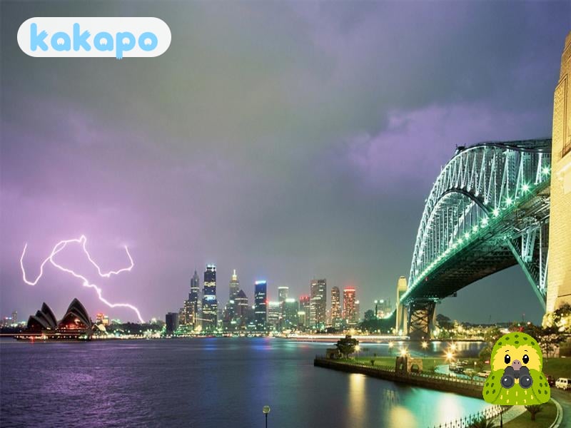 Chaleur, tempêtes, incendies de forêt in Sydney, Australie — Guide de sécurité voyage Kakapo