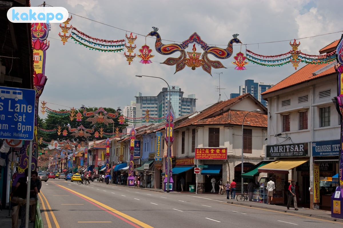 Little India's geography — the streets in plain English in Little India, Singapore, Singapore — Kakapo travel safety guide