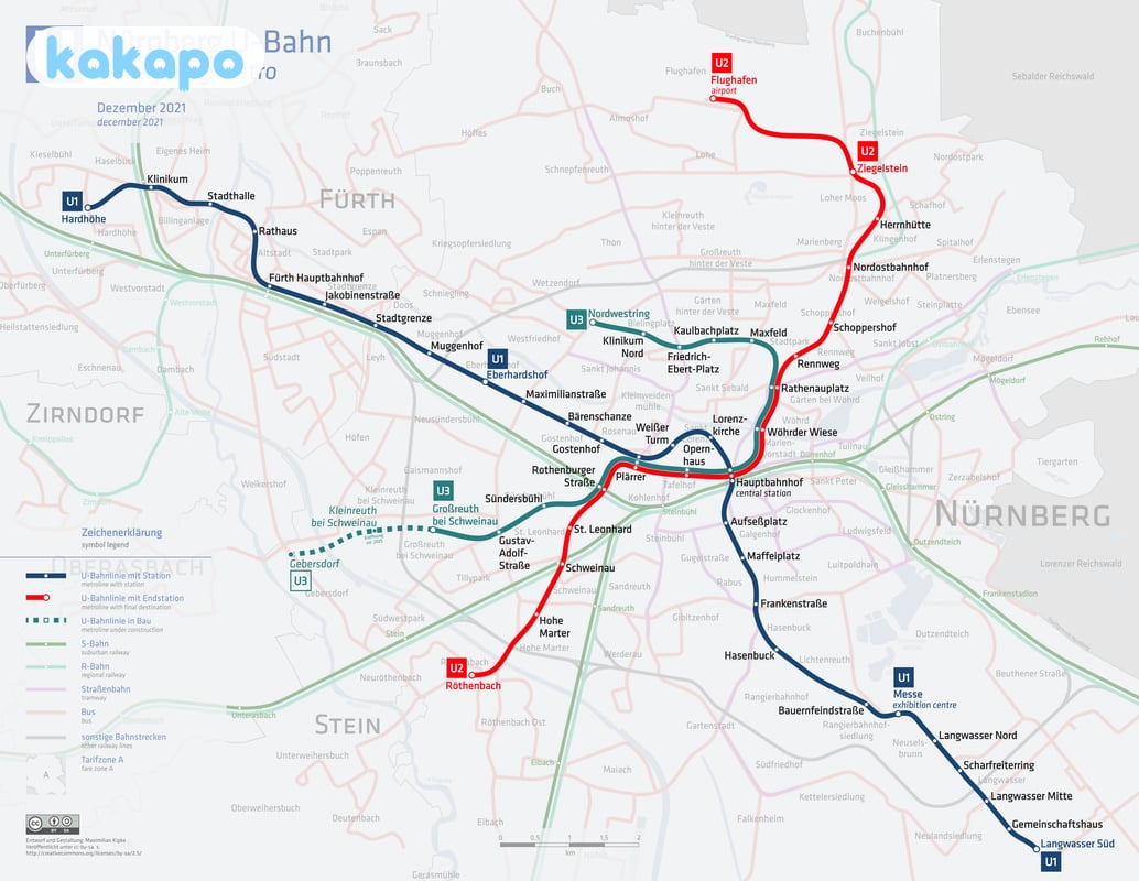 Trains, U-Bahn, the airport in Nuremberg, Germany — Kakapo travel safety guide