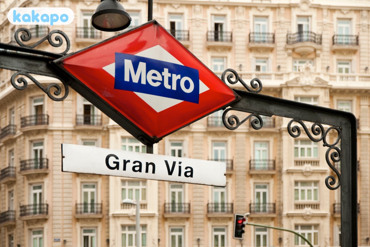 Metro, taxi, l'aeroporto in Madrid, Spagna — Guida sicurezza viaggi Kakapo