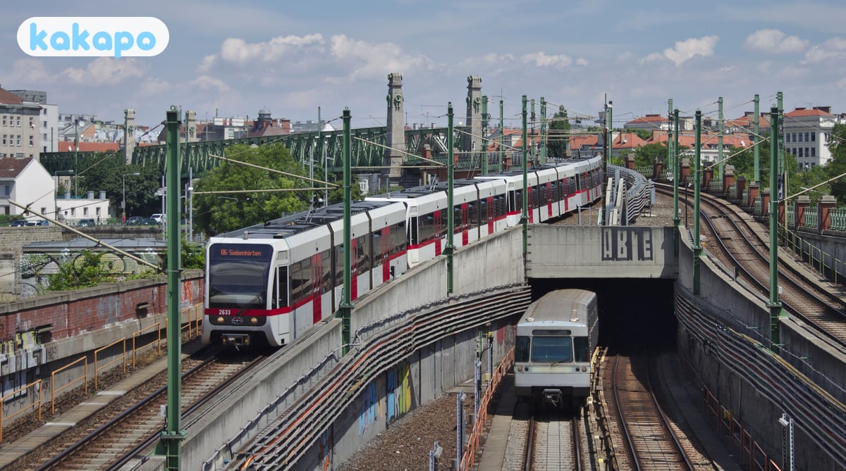 U-Bahn, tram, taxi in Vienna, Austria — Guida sicurezza viaggi Kakapo