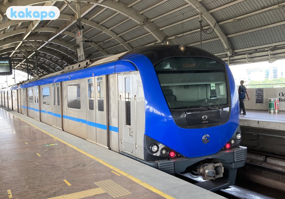 Aeroporto, metrô, trem in Chennai, Índia — Guia de segurança de viagem Kakapo